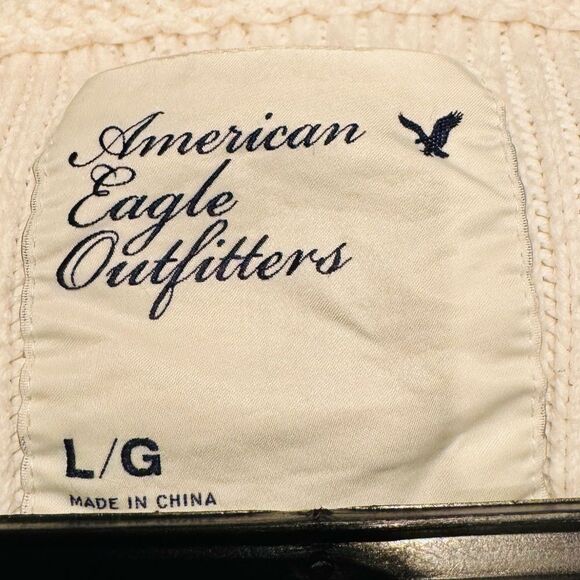 AEO American Eagles Outfitters Cotton Cardigan Size Large - Picture 3 of 4